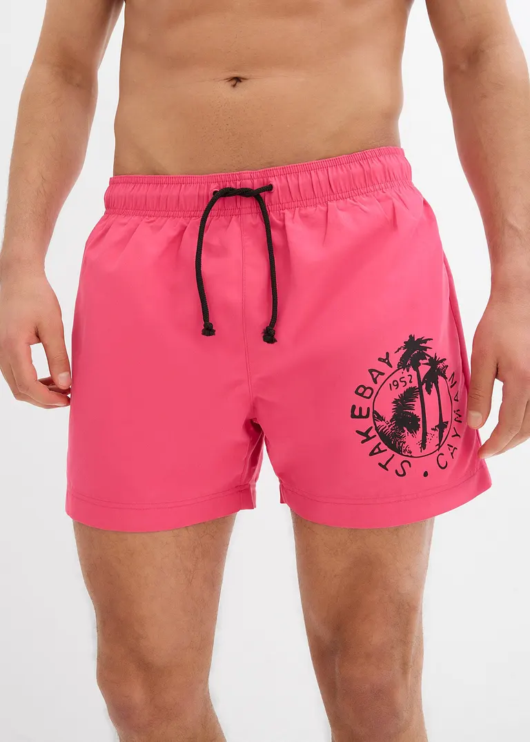 bonprix Sommerliche Badeshorts mit einer Tasche hinten. - pink Versandkostenfrei