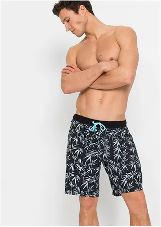 bonprix Sportliche Herren Badeshorts mit seitlichen Eingriffstaschen und schönem Druck Begrenztes Angebot