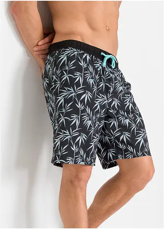 bonprix Sportliche Herren Badeshorts mit seitlichen Eingriffstaschen und schönem Druck Begrenztes Angebot
