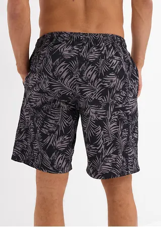 bonprix Modische Badeshorts mit tollem Druck - schwarz - Herren Black Friday