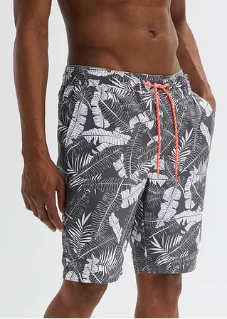 bonprix Sommerlich bedruckte Strand-Bermuda - grau - Herren Cyber Monday