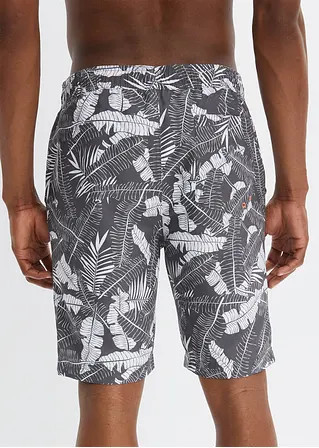 bonprix Sommerlich bedruckte Strand-Bermuda - grau - Herren Cyber Monday