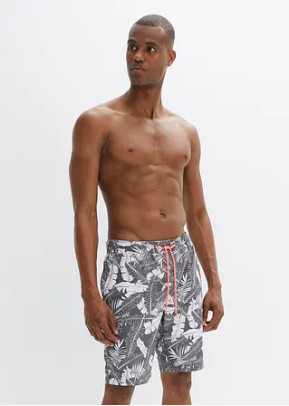 bonprix Sommerlich bedruckte Strand-Bermuda - grau - Herren Cyber Monday