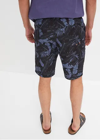 bonprix Sommerlich bedruckte Strand-Bermuda - schwarz - Herren Weihnachtsangebot