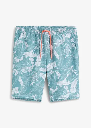 bonprix Sommerlich bedruckte Strand-Bermuda - blau - Herren Osterangebot