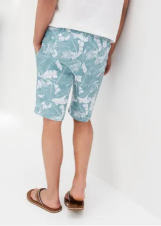 bonprix Sommerlich bedruckte Strand-Bermuda - blau - Herren Osterangebot
