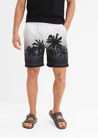 bonprix trendige Strandshorts mit sommerlichem Druckmotiv - weiß - Herren Heißer Verkauf