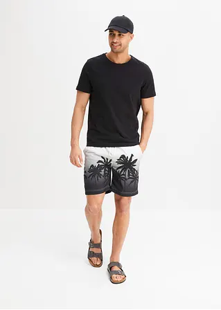 bonprix trendige Strandshorts mit sommerlichem Druckmotiv - weiß - Herren Heißer Verkauf