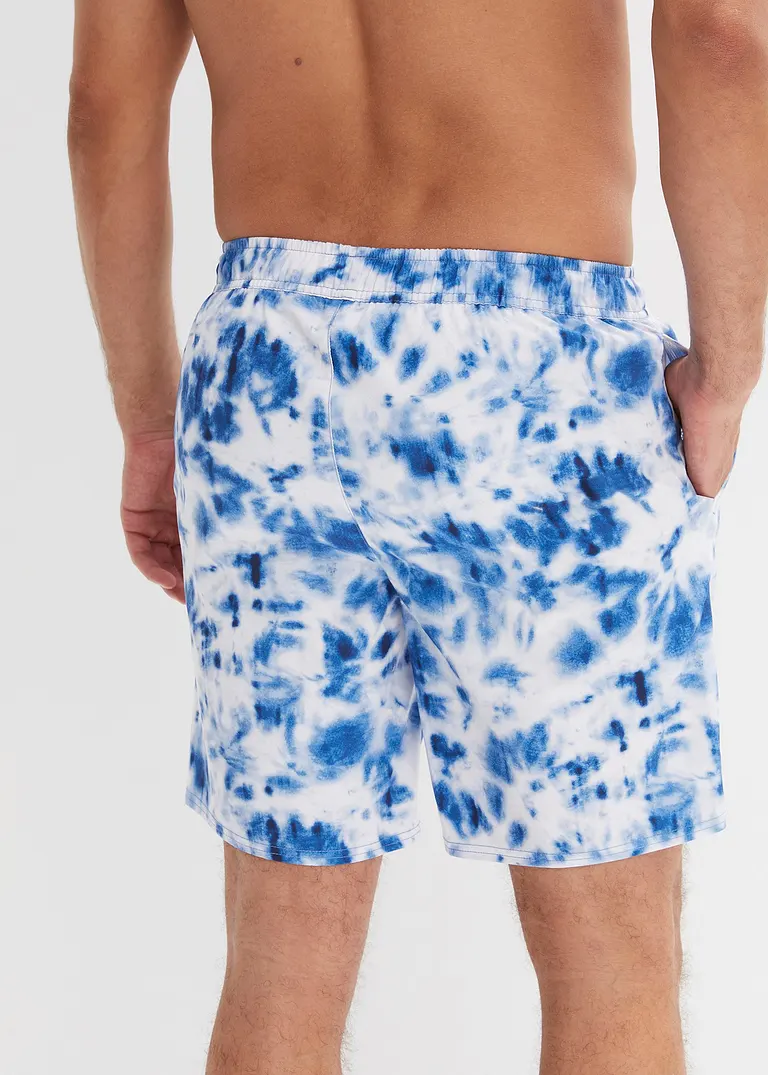bonprix Schöne Badeshorts mit modischem Print - blau - Herren Neueste Mode