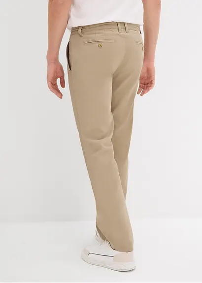 bonprix Moderne Chinohose mit Bundfalte - grün - Herren Bestseller