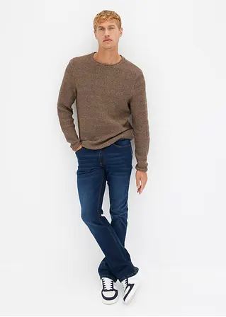 bonprix Praktische Stretch-Jeans in Five-Pocket-Form mit eingearbeiteten Falten Neueste Stile