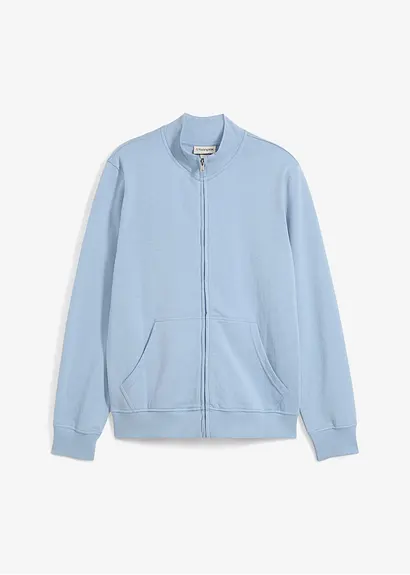 bonprix Sportive Herren Sweatjacke mit lässigen Kängurutaschen - lila Letzte 2 Tage
