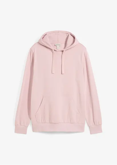 bonprix Bequemes Herren Sweatshirt mit sportiver Kapuze - lila