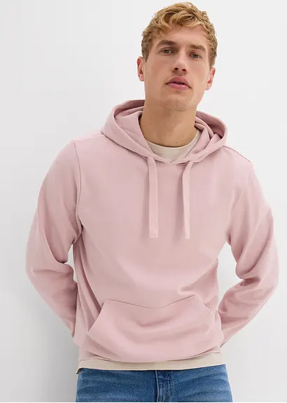 bonprix Bequemes Herren Sweatshirt mit sportiver Kapuze - lila Letzter Tag