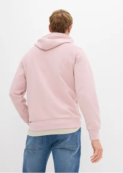bonprix Bequemes Herren Sweatshirt mit sportiver Kapuze - lila Letzter Tag