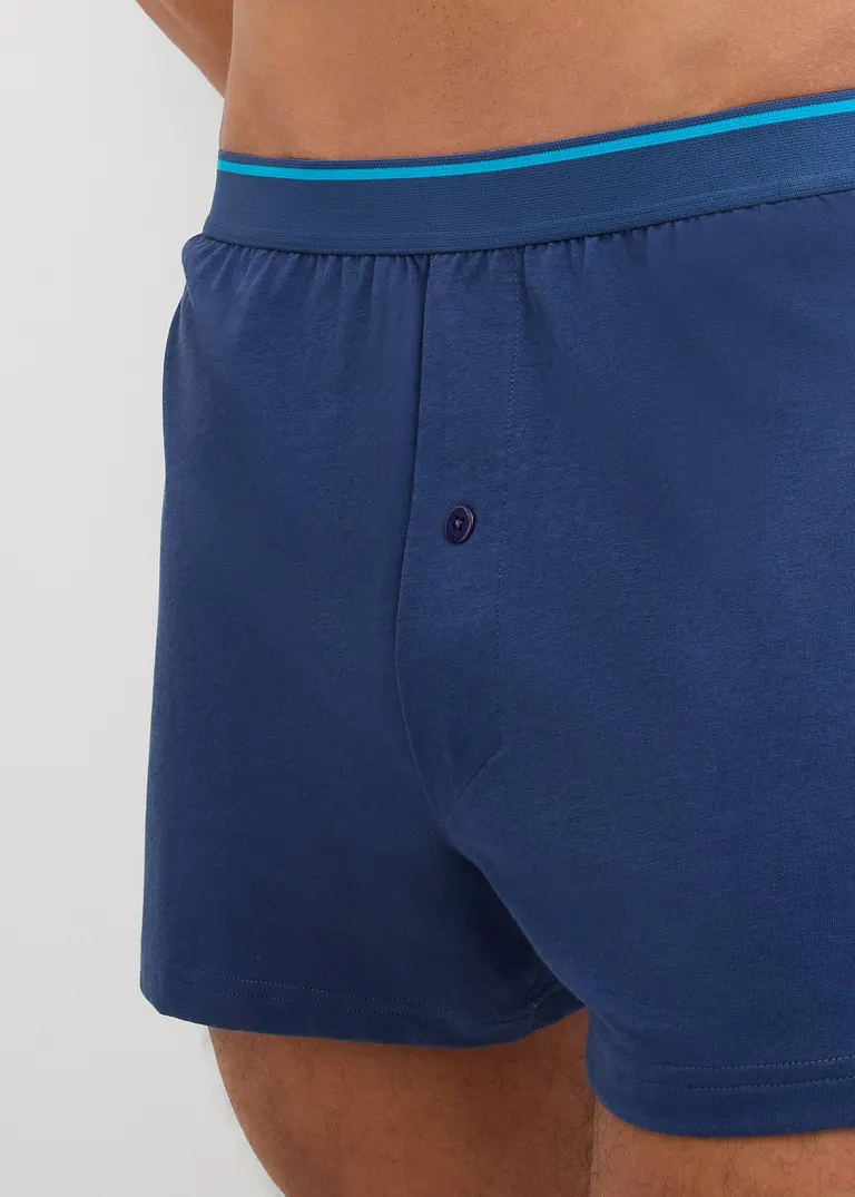 bonprix Lockere Jersey Boxershorts im praktischen 3er Pack Bis zu 50% Rabatt