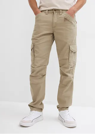 bonprix Angesagte Cargohose mit Reißverschlussdetail und auffallenden Knieabnähern Nur für heute