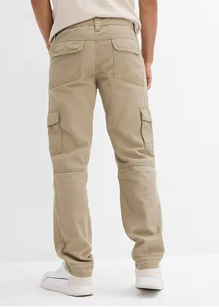 bonprix Angesagte Cargohose mit Reißverschlussdetail und auffallenden Knieabnähern Nur für heute