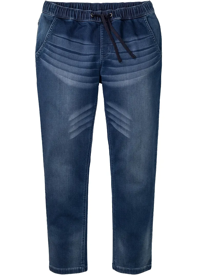 bonprix Superlässige Regular Fit Sweat-Jeans mit Gummibund