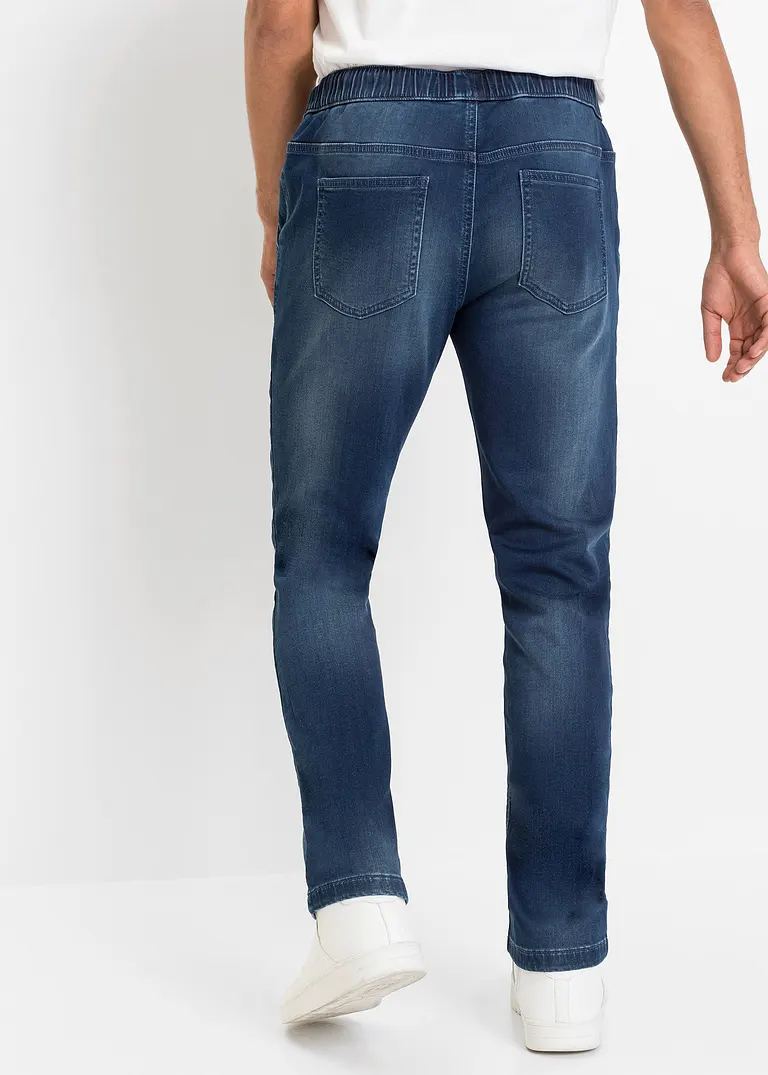 bonprix Superlässige Regular Fit Sweat-Jeans mit Gummibund Bis zu 55% Rabatt