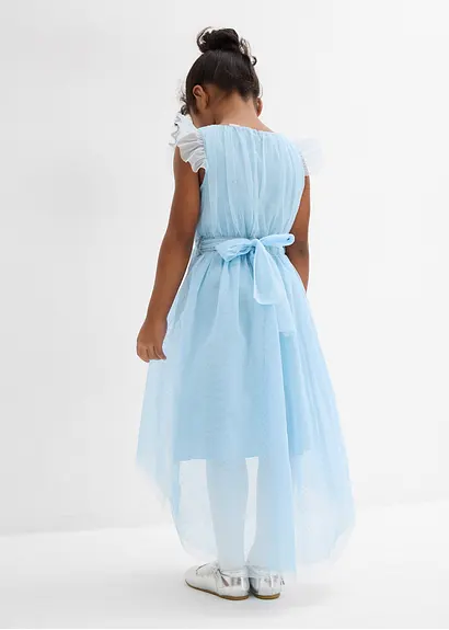 bonprix Schönes Mädchen Tüllkleid für festliche Anlässe - blau Super Rabatt
