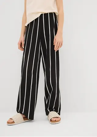 bonprix Mädchen Jersey-Hose aus reiner Bio-Baumwolle - schwarz Black Friday Preise