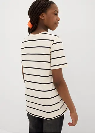 bonprix Mädchen Basic-Shirt im praktischen 2er-Pack - Kinder Rabatte dieses Monats