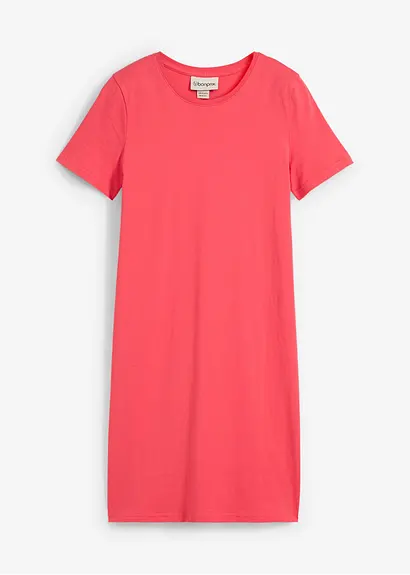 bonprix Schlichtes Jerseykleid für Mädchen aus reiner Bio-Baumwolle