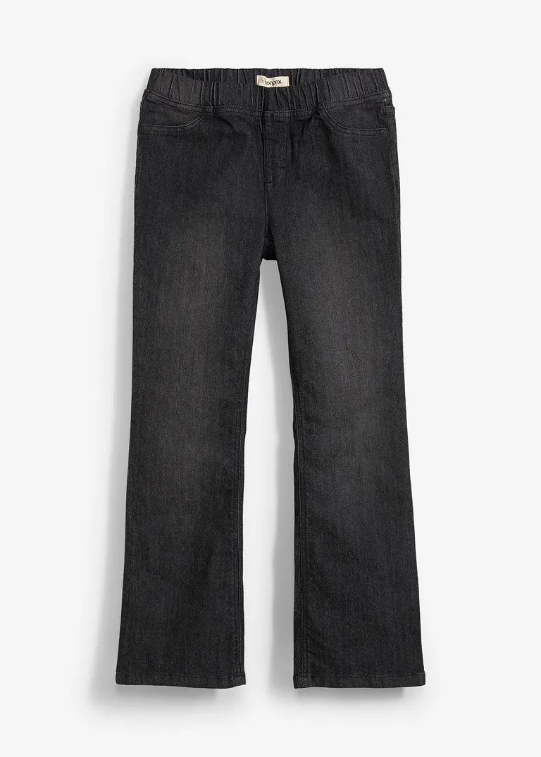 bonprix Mädchen Jeggings mit leicht ausgestelltem Bein und aufgesetzten Geäßtaschen