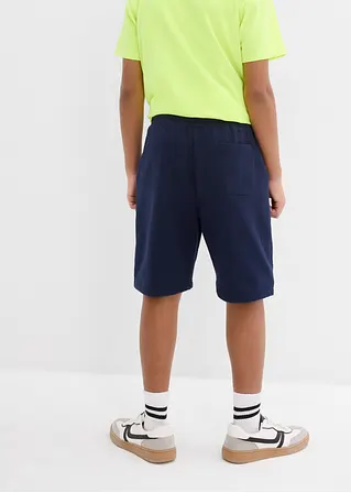 bonprix Schöne Jungen Sweat-Bermuda mit praktischen Taschen und kontrastfarbiger Kordel Fabrik Onlineshop