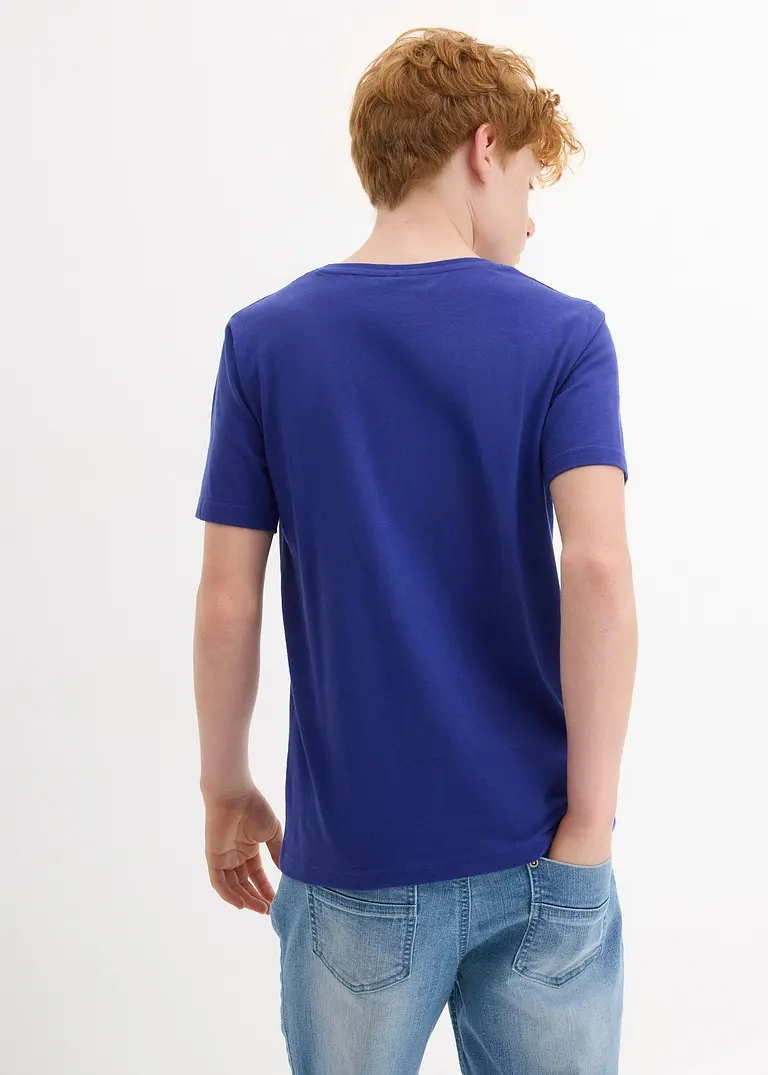 bonprix Cooles Jungen T-Shirt mit Rundhalsausschnitt und einem großen Druck vorne Rabatt