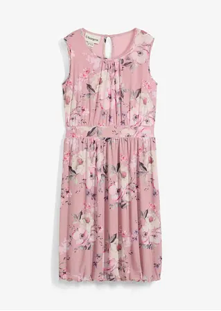 bonprix Sommerliches Kleid für Mädchen aus Mesh - rosa - Kinder