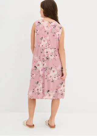 bonprix Sommerliches Kleid für Mädchen aus Mesh - rosa - Kinder Großer Ausverkauf