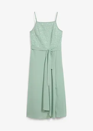 bonprix Elegantes Maxikleid für Mädchen für festliche Anlässe - grün