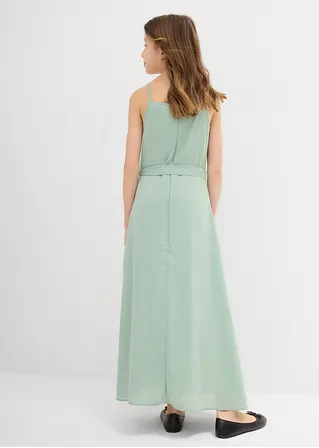 bonprix Elegantes Maxikleid für Mädchen für festliche Anlässe - grün Exklusivangebot