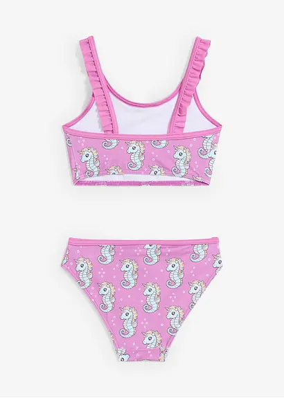 bonprix Süßer Bikini mit verspielten Rüschen im 2-tgl. Set Valentinstagsangebot