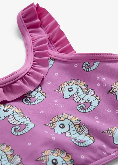 bonprix Süßer Bikini mit verspielten Rüschen im 2-tgl. Set Valentinstagsangebot