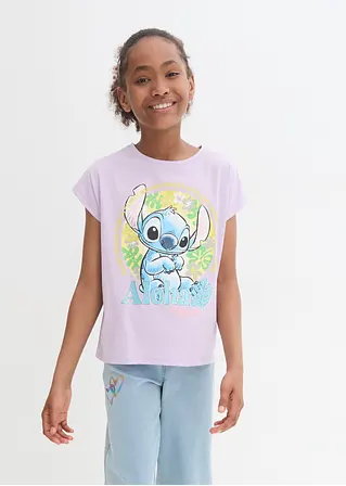 bonprix Tolles Mädchen Disney T-Shirt mit Stitch - lila Top Angebot