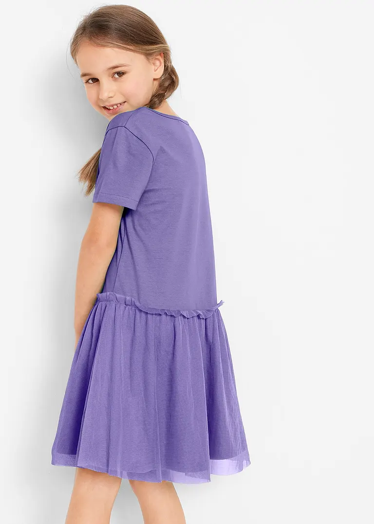 bonprix Set aus Mädchen Kleid und Puppenkleid - lila - Kinder Exklusive Angebote