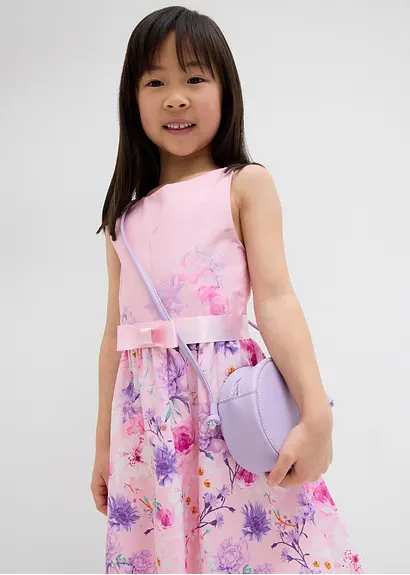 bonprix Sommerliches Mädchen Kleid mit Blumendruck - rosa Neuheiten