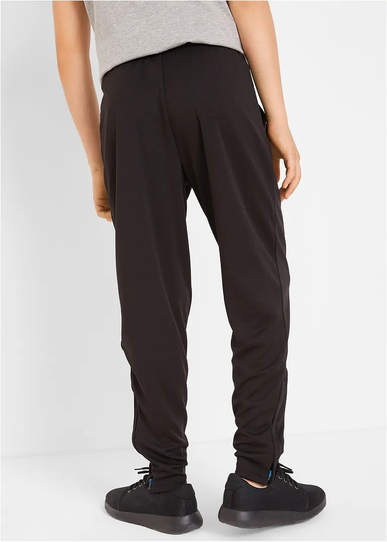 bonprix Jungen Sporthose mit Bindekordel - schwarz - Kinder Wochenangebot
