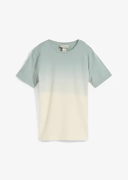 bonprix Angesagtes Jungen T-Shirt mit Farbverlauf und Rundhalsausschnitt