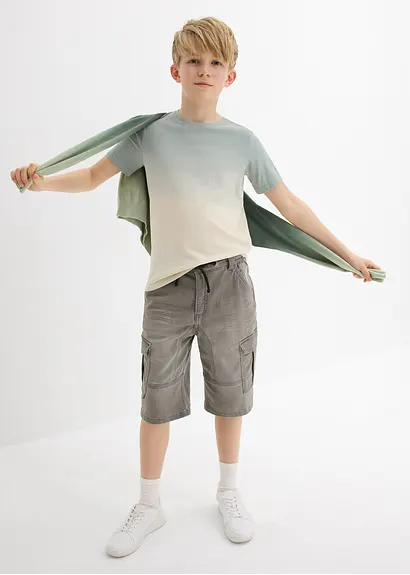 bonprix Angesagtes Jungen T-Shirt mit Farbverlauf und Rundhalsausschnitt Letzte 3 Tage