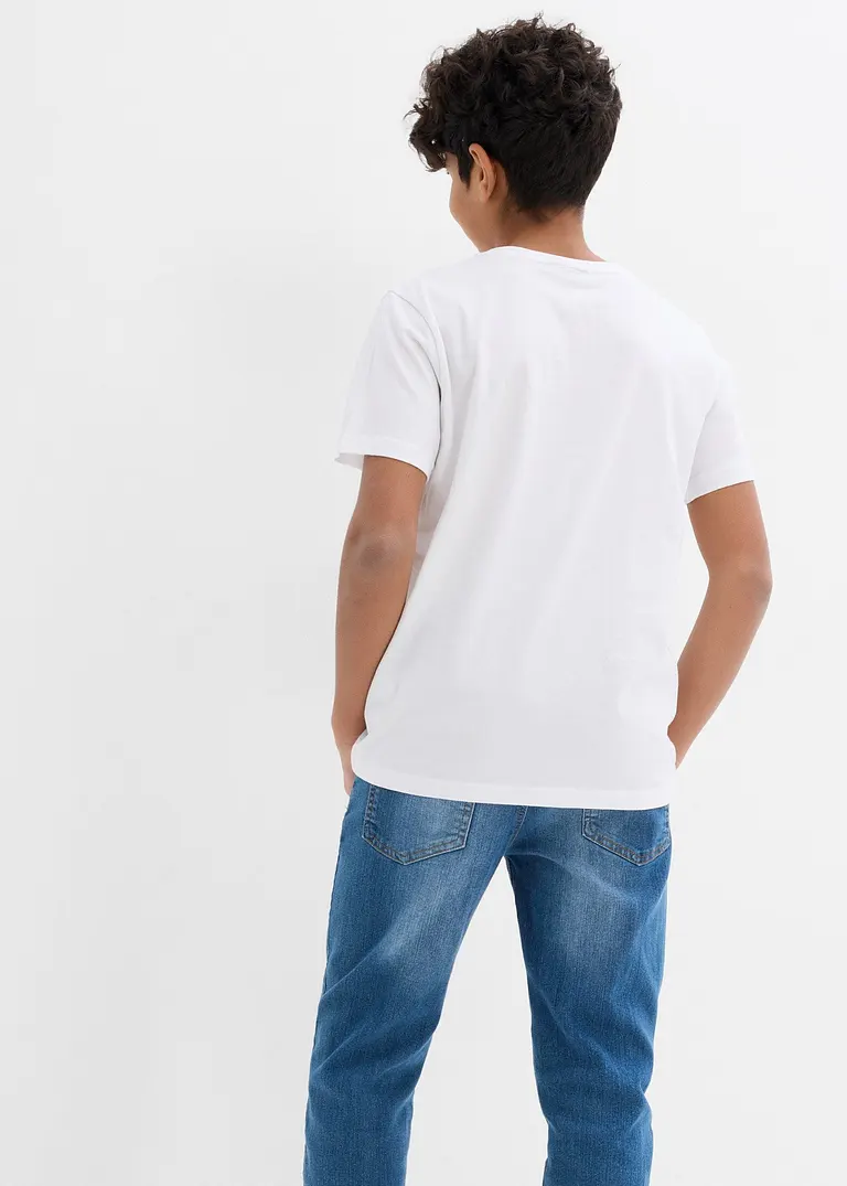bonprix Schöne Basic Packung für Jungen mit Rundhalsausschnitt Bis zu 50% Rabatt