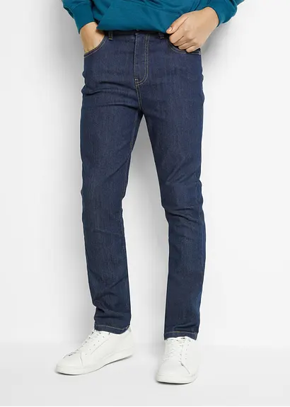 bonprix Schlichte Jungen Jeans mit 4 Taschen - blau - Kinder Bis zu 65% Rabatt