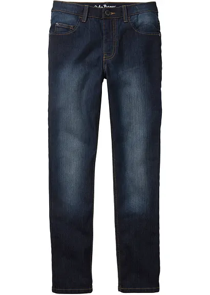 bonprix Schmale Jungen Jeans mit leichter Waschung - blau Speichern exportieren