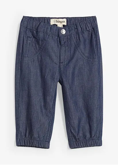 bonprix Lässige Baby-Hose im Jeanslook aus Bio-Baumwolle - blau Meist gekauft