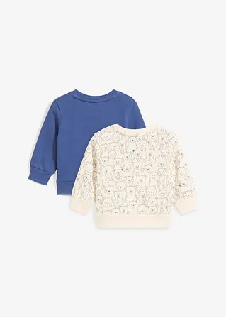 bonprix Süße Sweatshirt-Packung mit Druckknöpfen an der Schulter - Kinder Kostenloser Versand