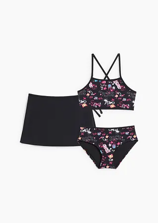 bonprix Schönes Mädchen Bikini Set mit Rock (3-tlg.Set) Exklusive Angebote