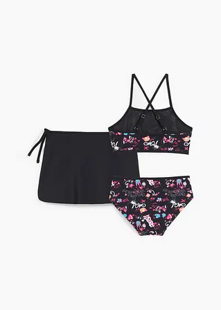 bonprix Schönes Mädchen Bikini Set mit Rock (3-tlg.Set) Exklusive Angebote